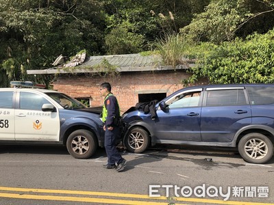 警察北宜公路執勤　過彎失控撞護欄再撞2車…行車記錄器曝