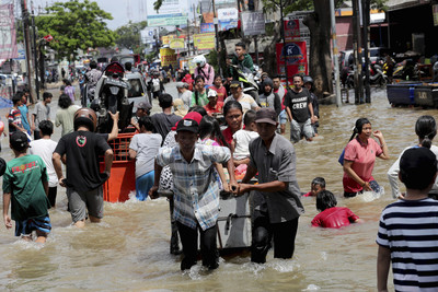 雅加達洪災3天死43人　2050年會有一半市區泡在水中