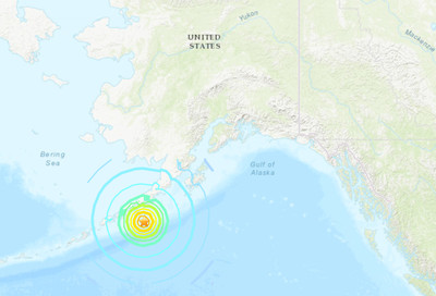 快訊／美阿拉斯加外海規模7.5強震　南海岸線響「海嘯警報」
